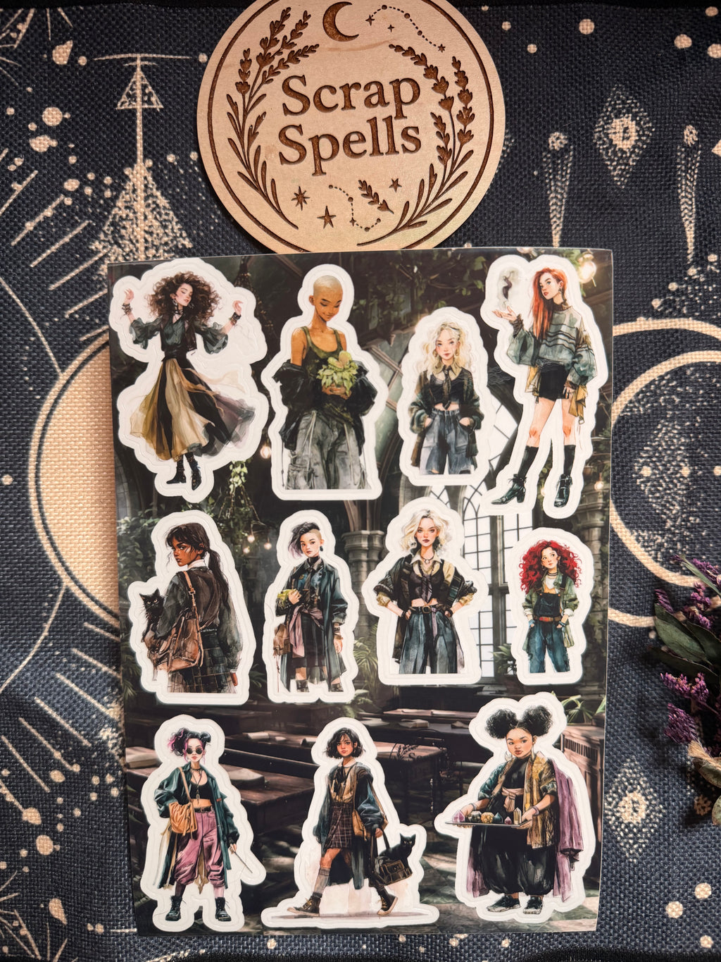 Goth Girl on Campus — Junk Journal Kit