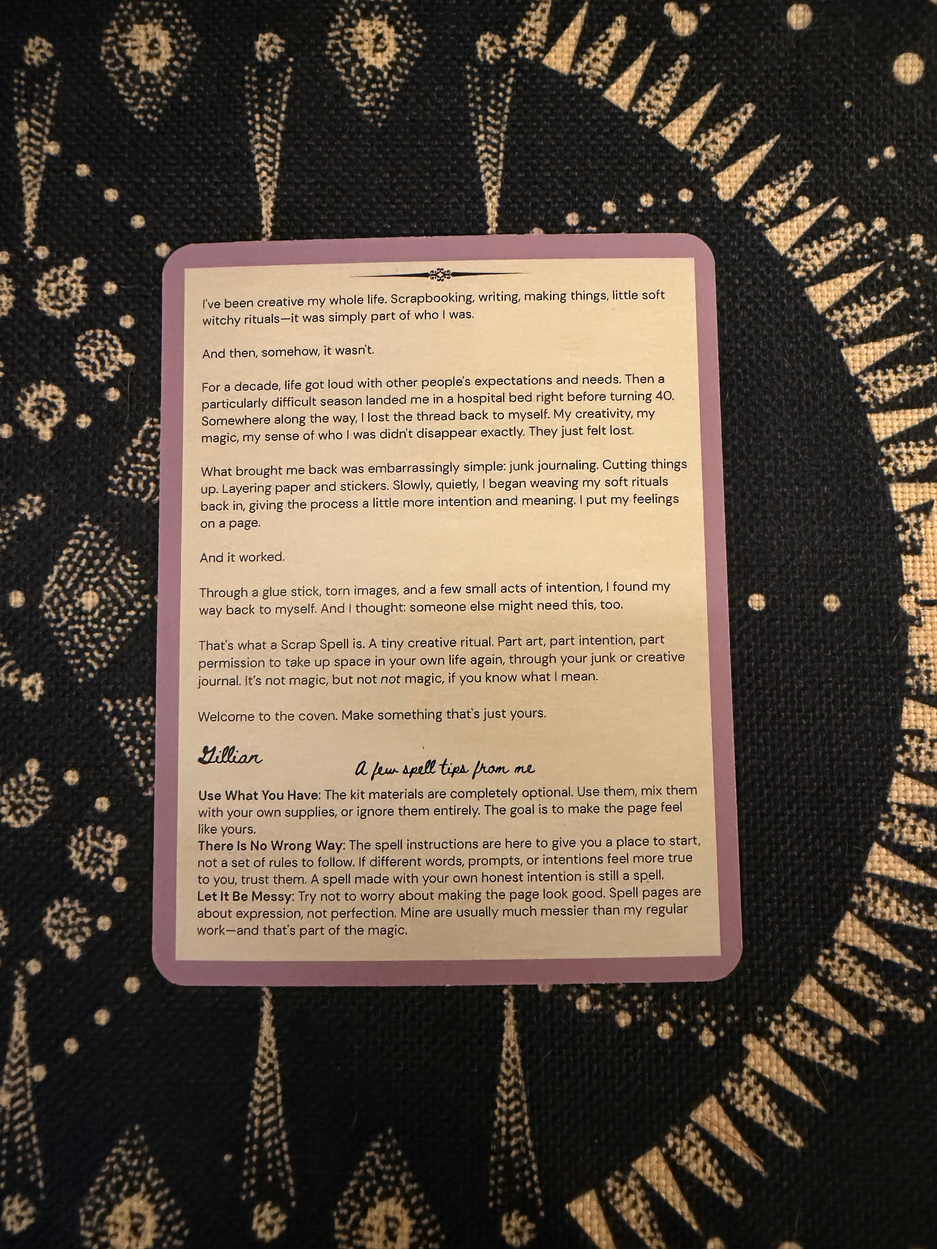 Beginner Witch Junk Journal Starter Kit