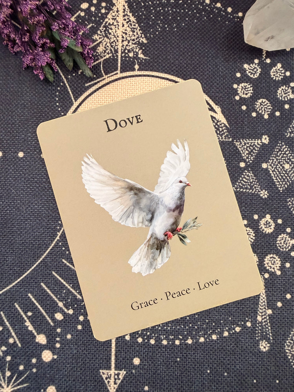 The Dove — Sky Guardians Collection | Clear Sticker Sheet & Card