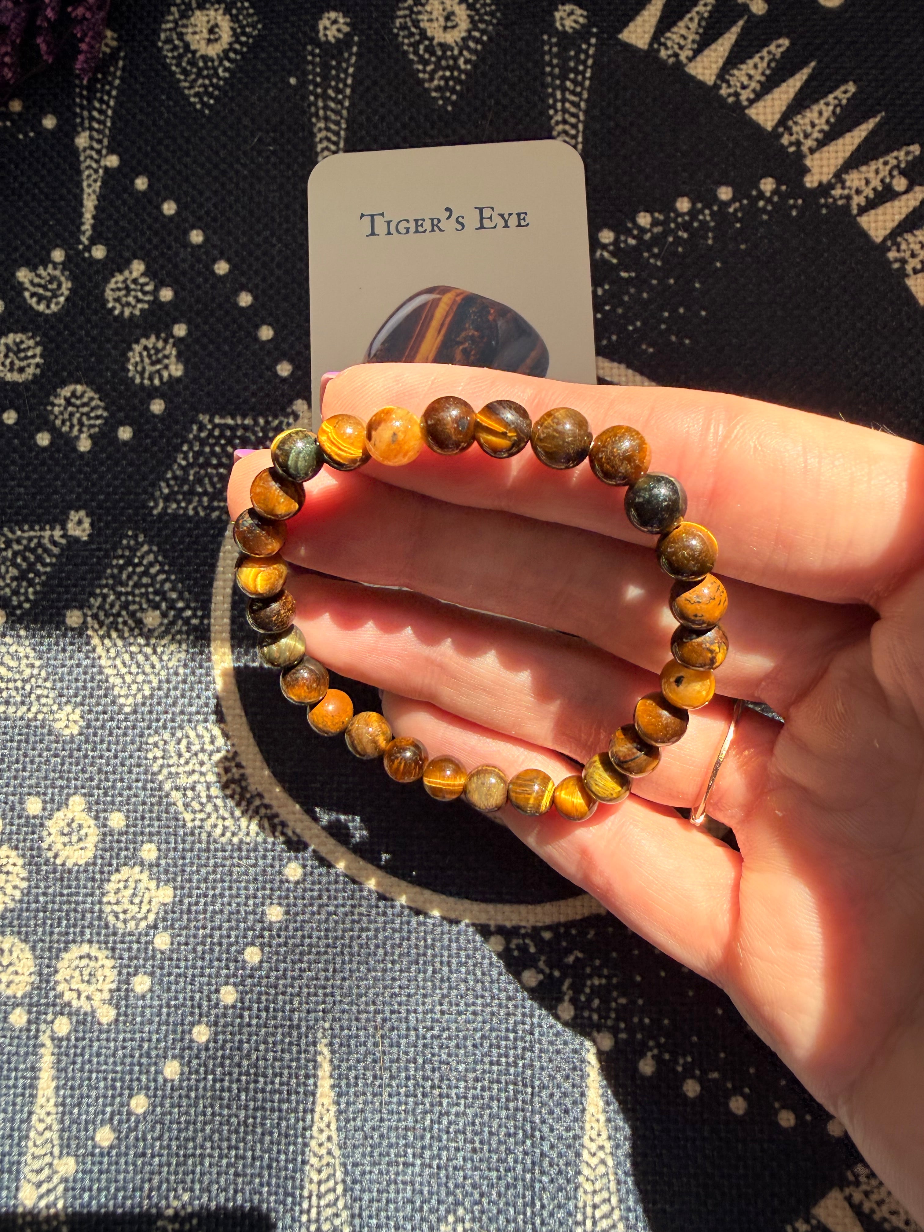 The Inner Power — Tiger's Eye Intention Bracelet