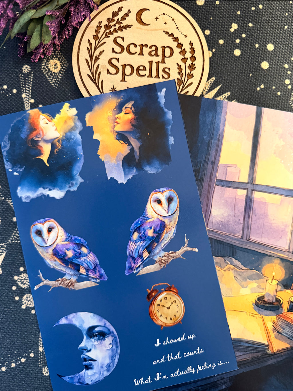 The 3 a.m. Spell — A Late-Night Thoughts Scrap Spell Kit