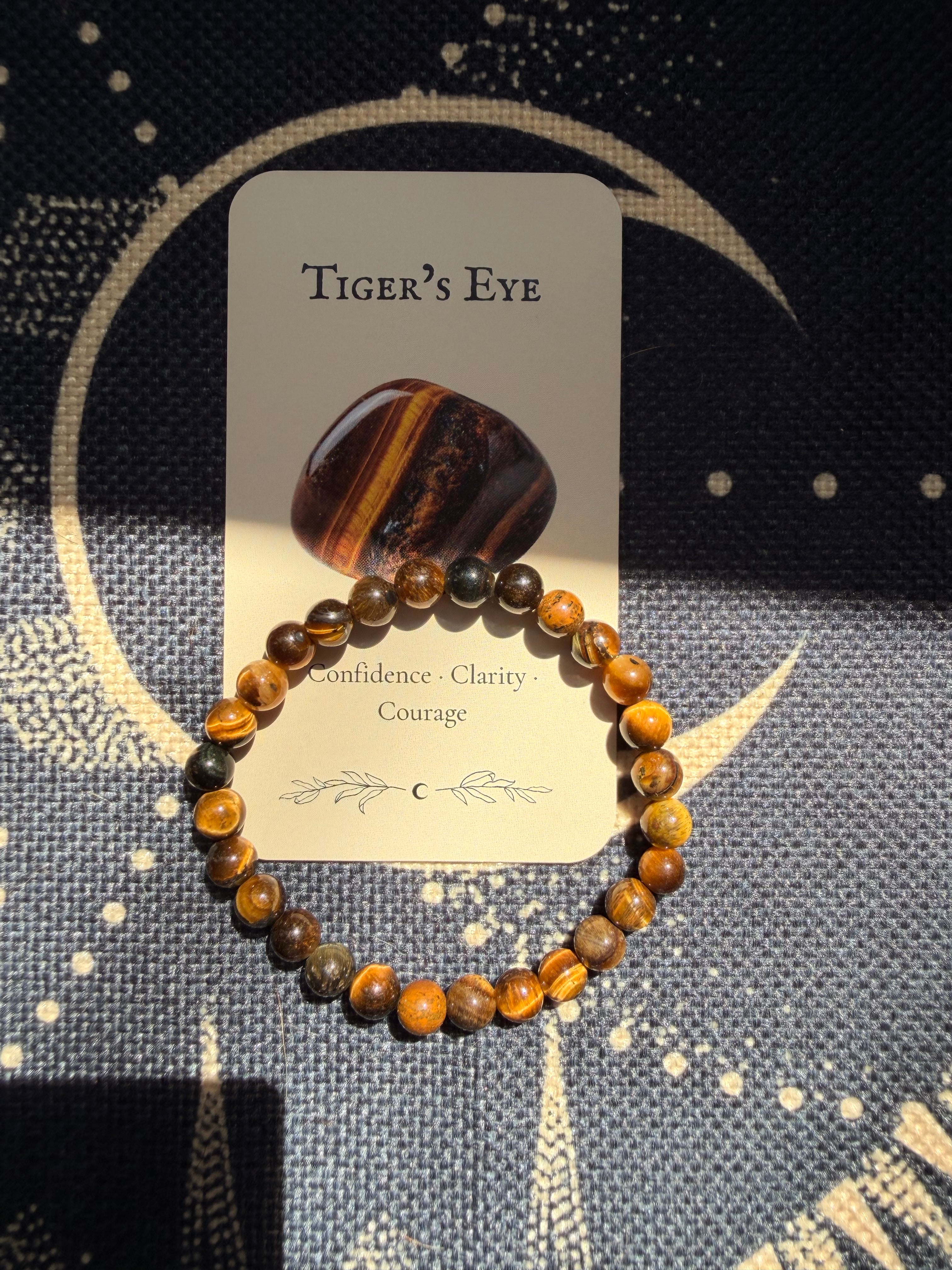 The Inner Power — Tiger's Eye Intention Bracelet