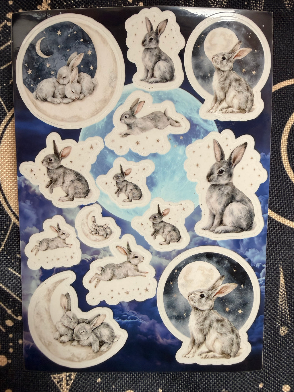 The Rabbit — Shadow Guardians Collection | Clear Sticker Sheet & Card