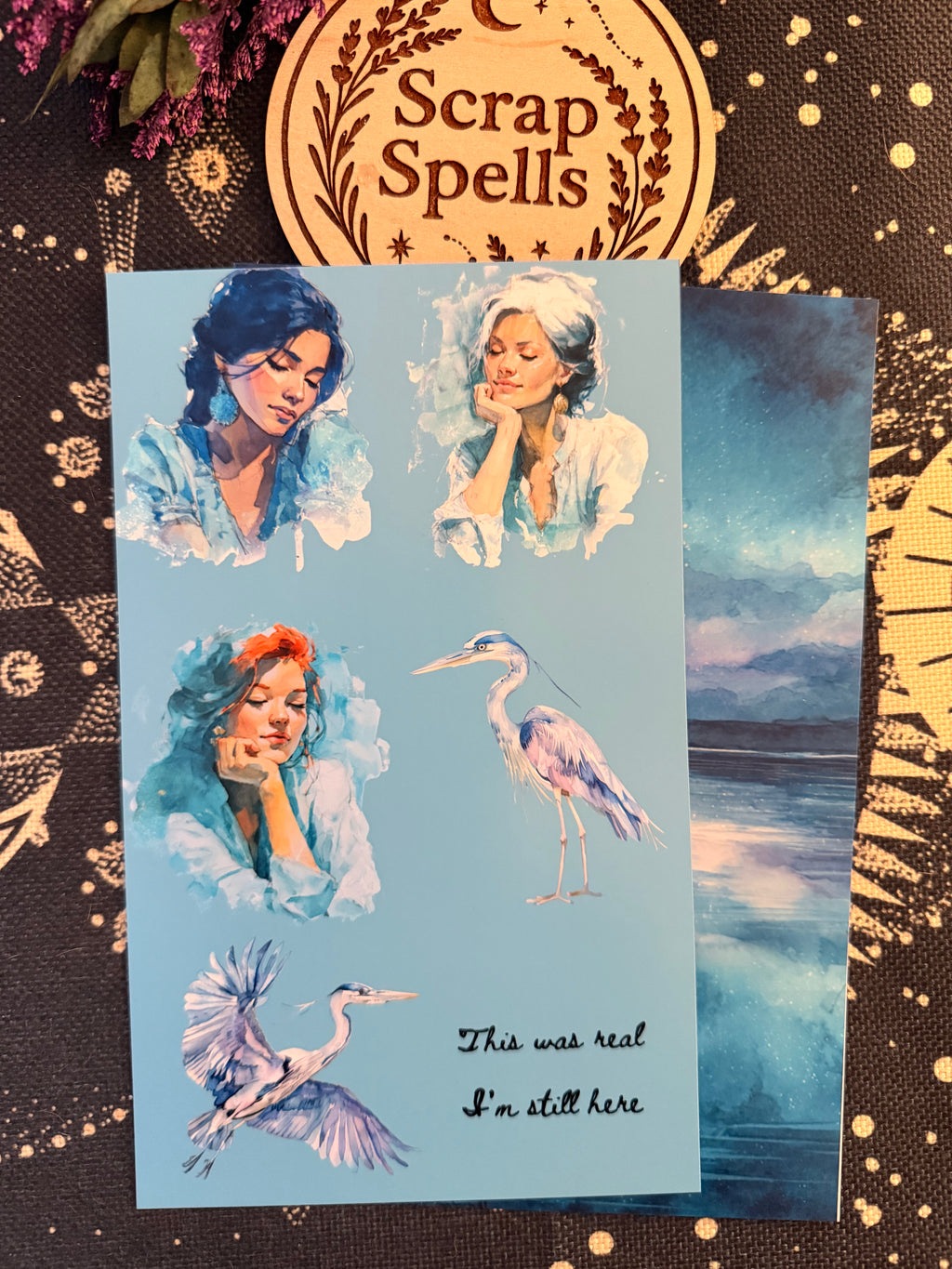 The Grief That Has No Name — An Inner Grief Scrap Spell Kit