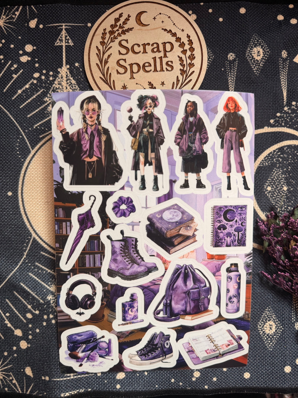 Goth Girl on Campus — Junk Journal Kit