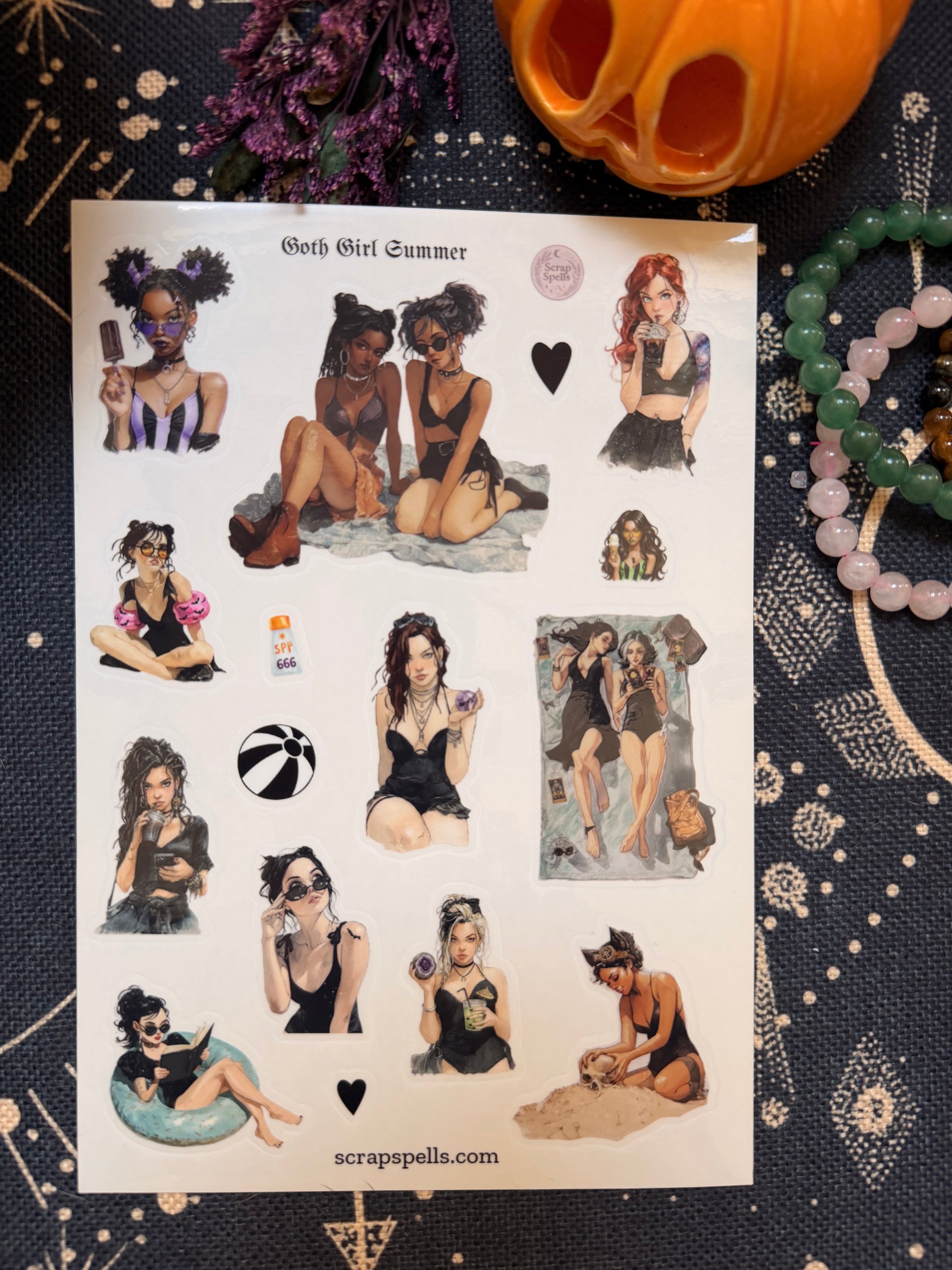Goth Girl Summer Scrap Pack - PRE-ORDER