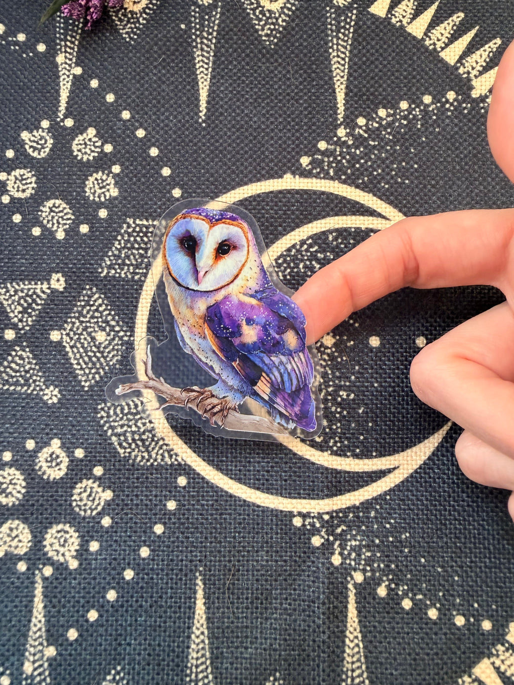The Owl — Sky Guardians Collection | Clear Sticker Sheet & Card