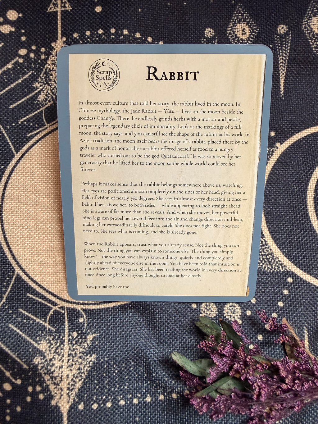 The Rabbit — Shadow Guardians Collection | Clear Sticker Sheet & Card
