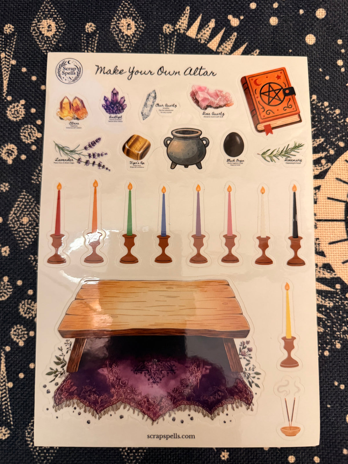 Make Your Own Altar - Clear Sticker Sheet