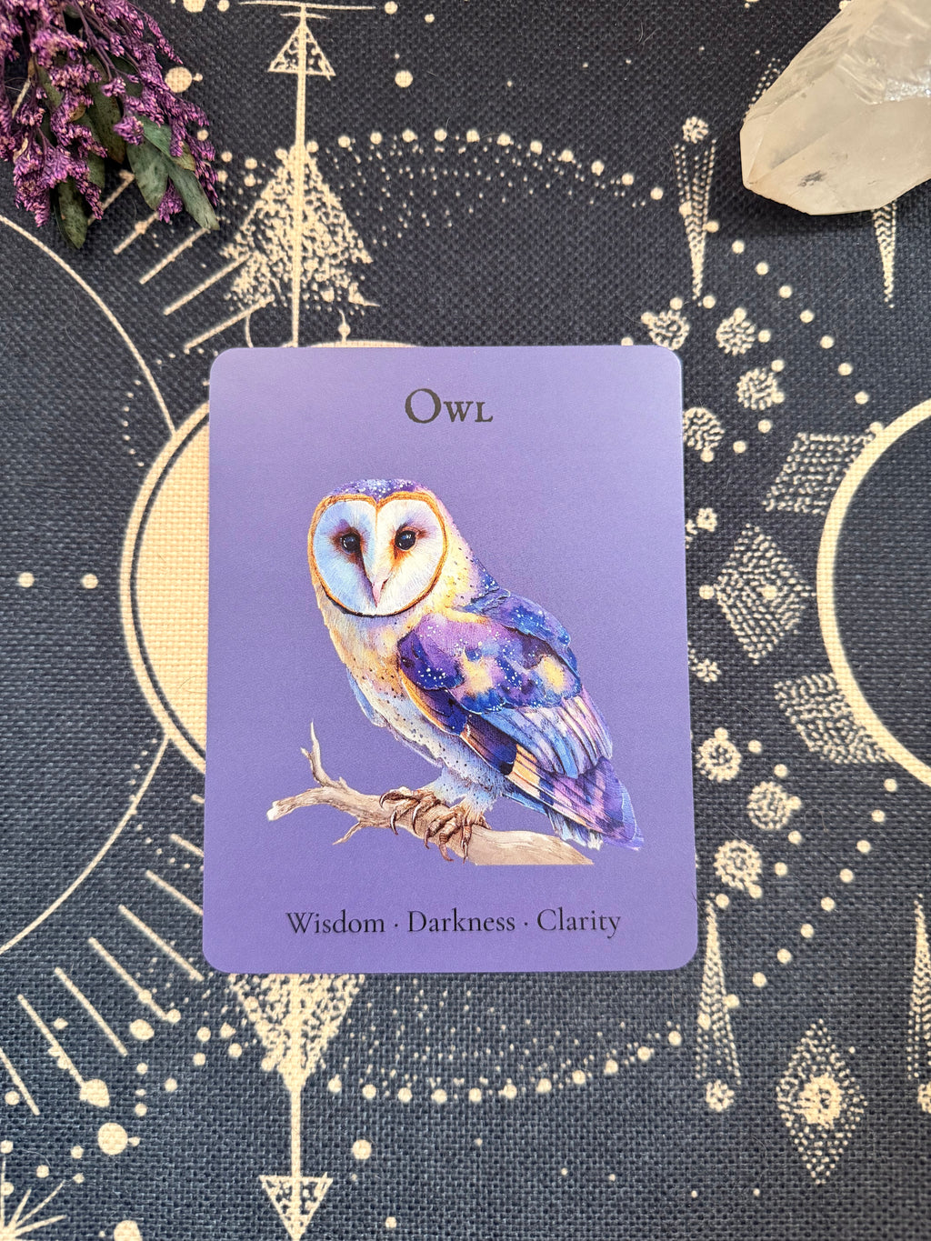 The Owl — Sky Guardians Collection | Clear Sticker Sheet & Card