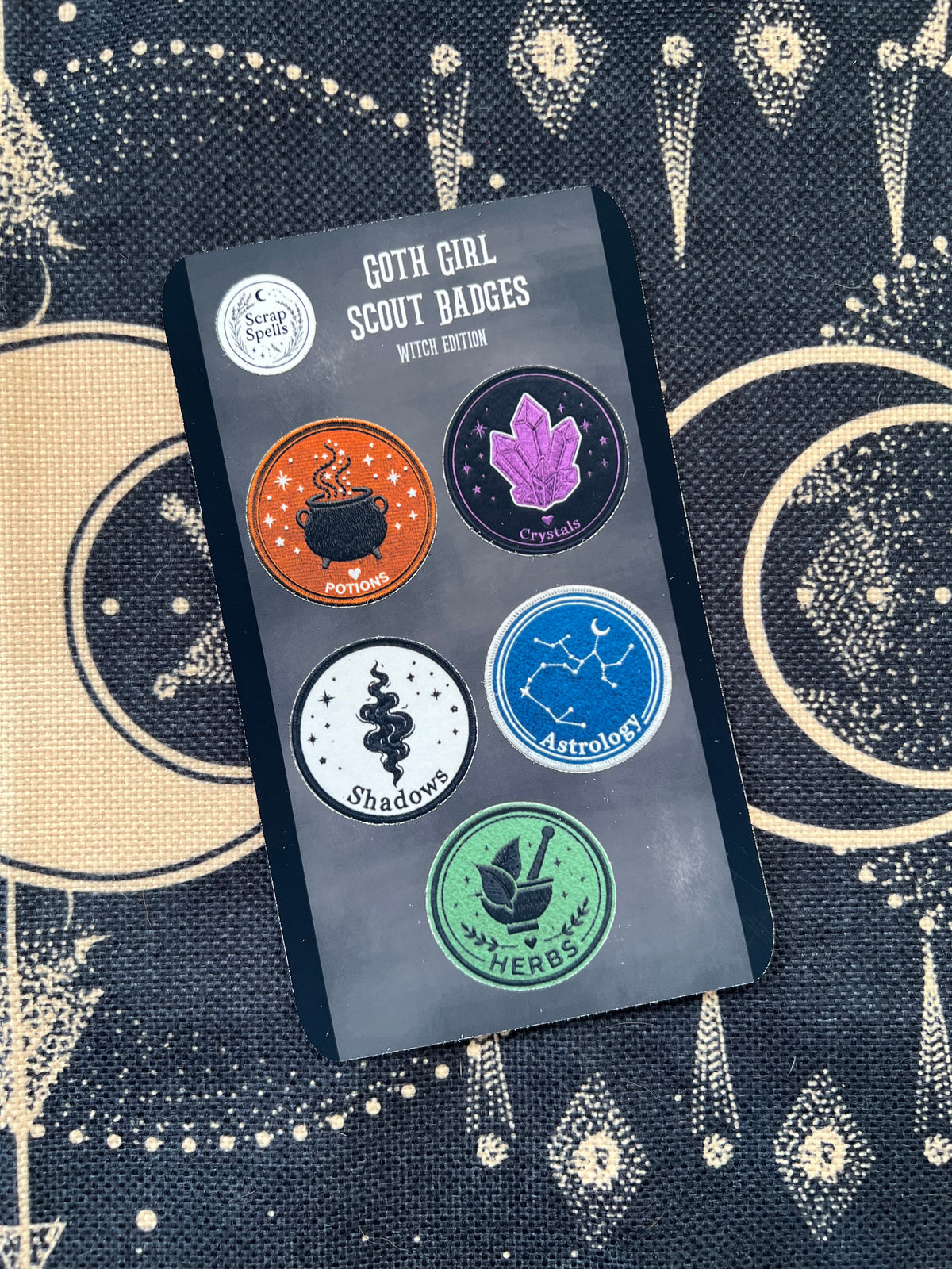 Goth Girl Scout Badges Witch Edition Sticker Sheet
