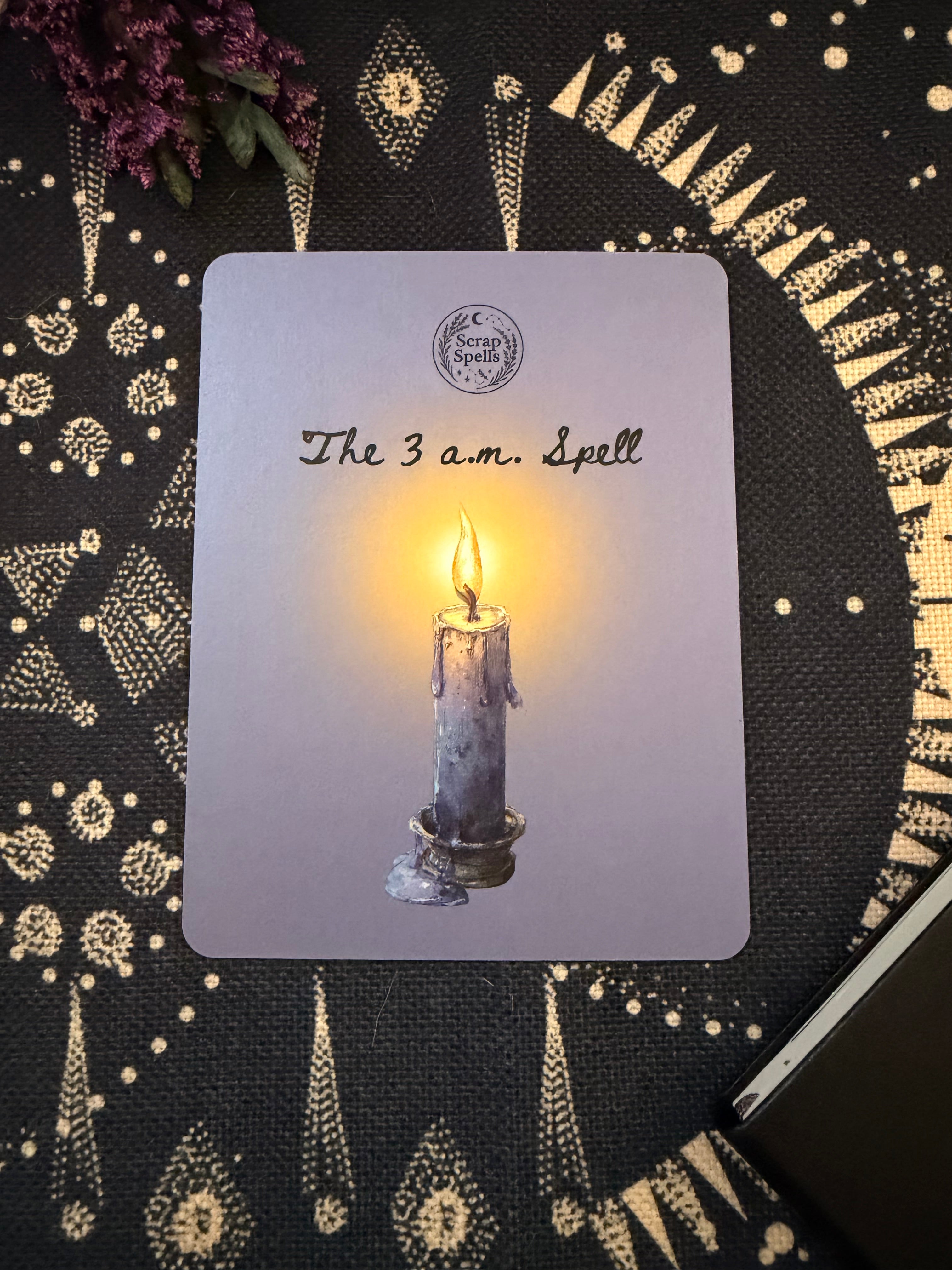 The 3 a.m. Spell — A Late-Night Thoughts Scrap Spell Kit