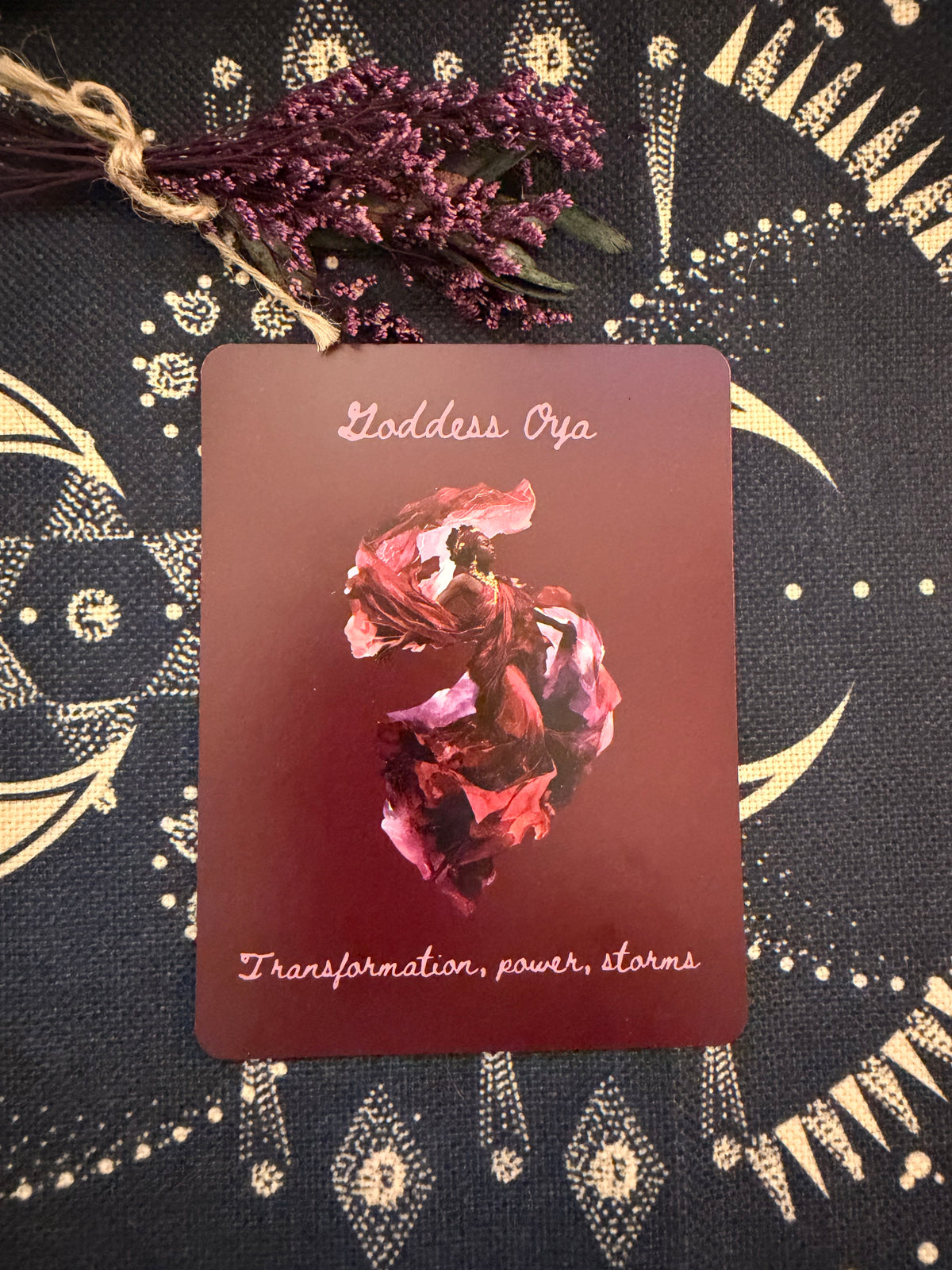Oya, Goddess of Storms, Winds & Transformation — Altar Box