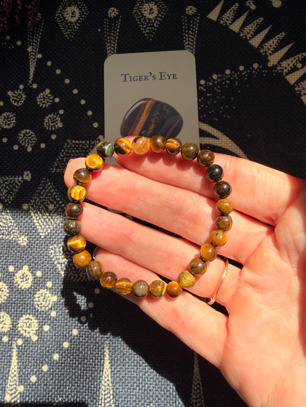 The Inner Power — Tiger's Eye Intention Bracelet