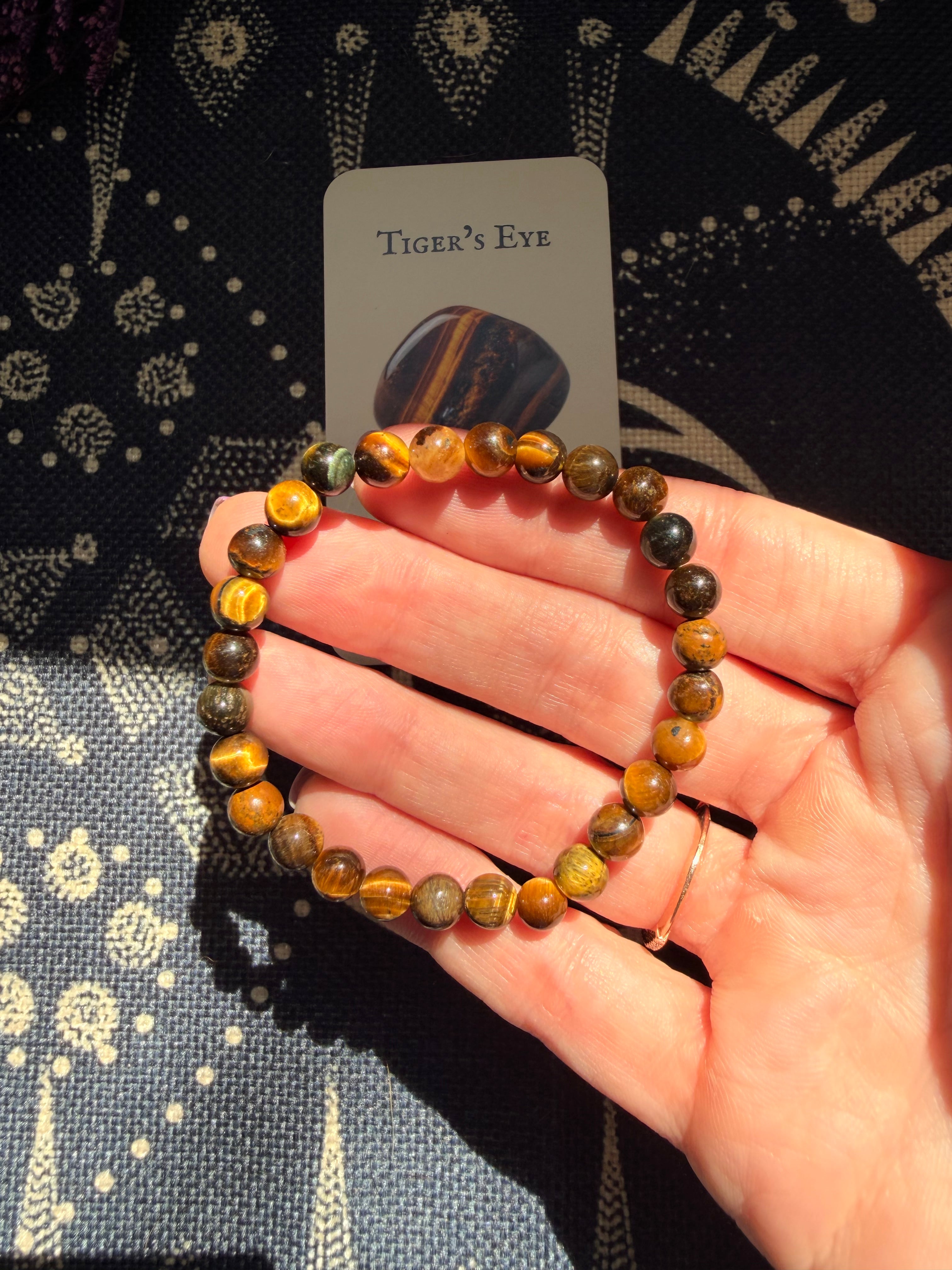 The Inner Power — Tiger's Eye Intention Bracelet