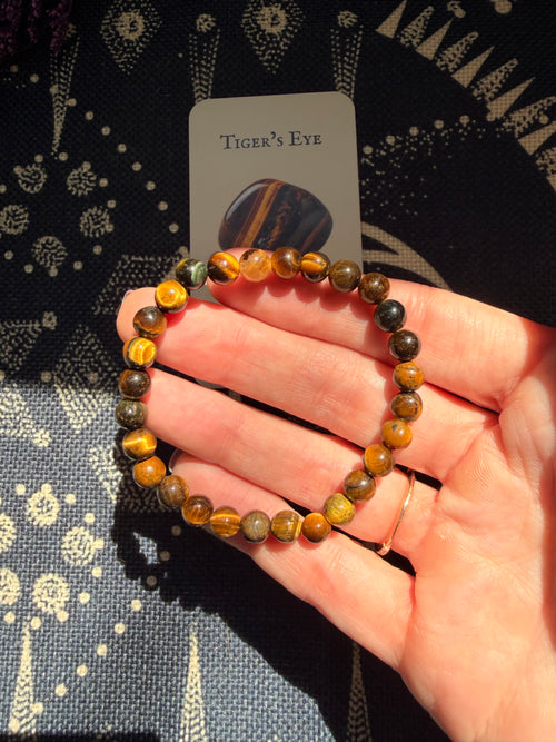 The Inner Power — Tiger's Eye Intention Bracelet