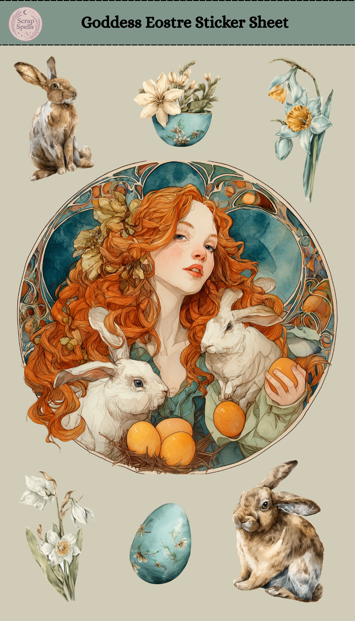 Goddess Eostre - Modern Goddess Mail Club April Edition (Standard)