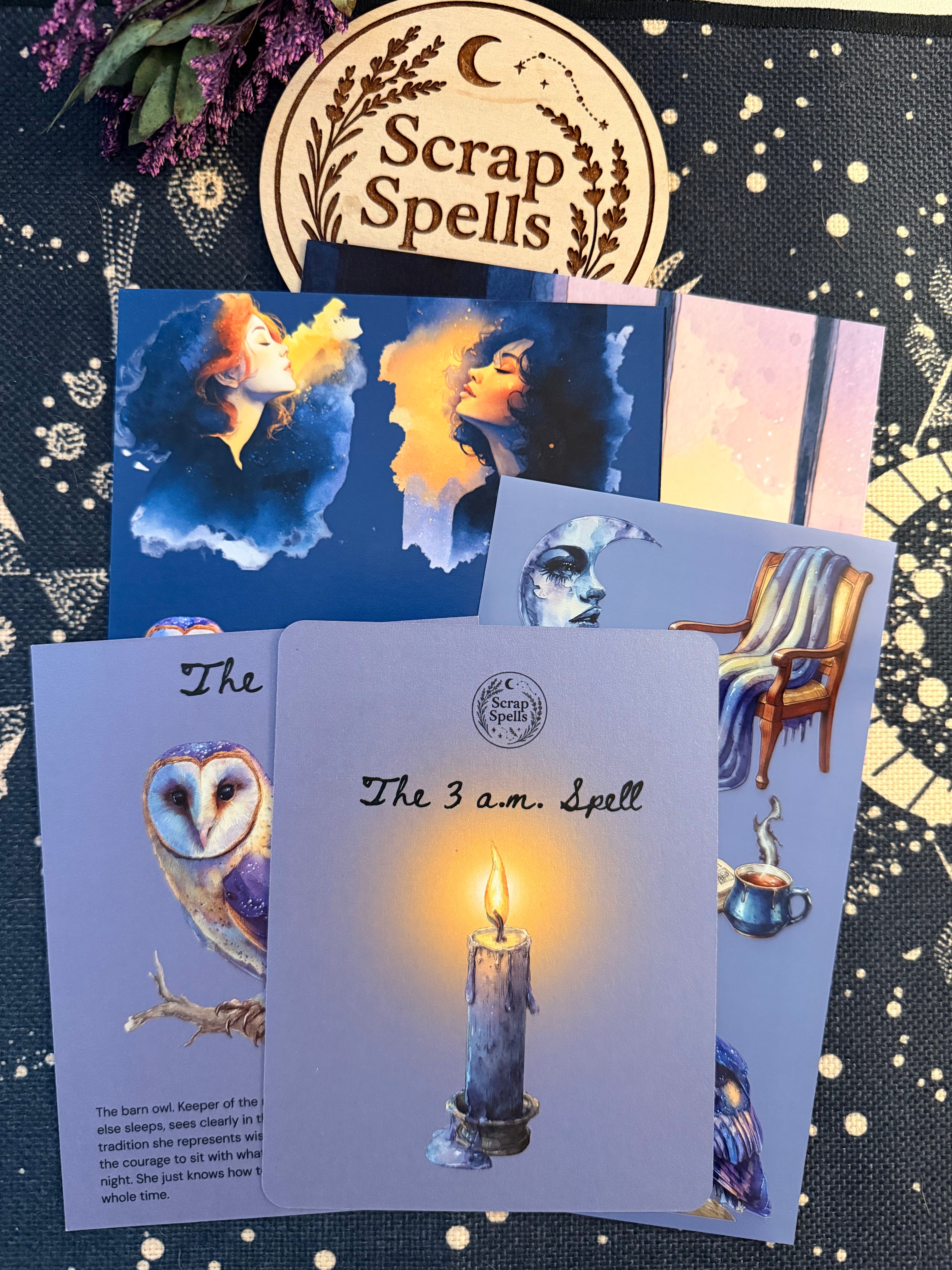 The 3 a.m. Spell — A Late-Night Thoughts Scrap Spell Kit