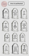 Emotional Graveyard Sticker Sheet
