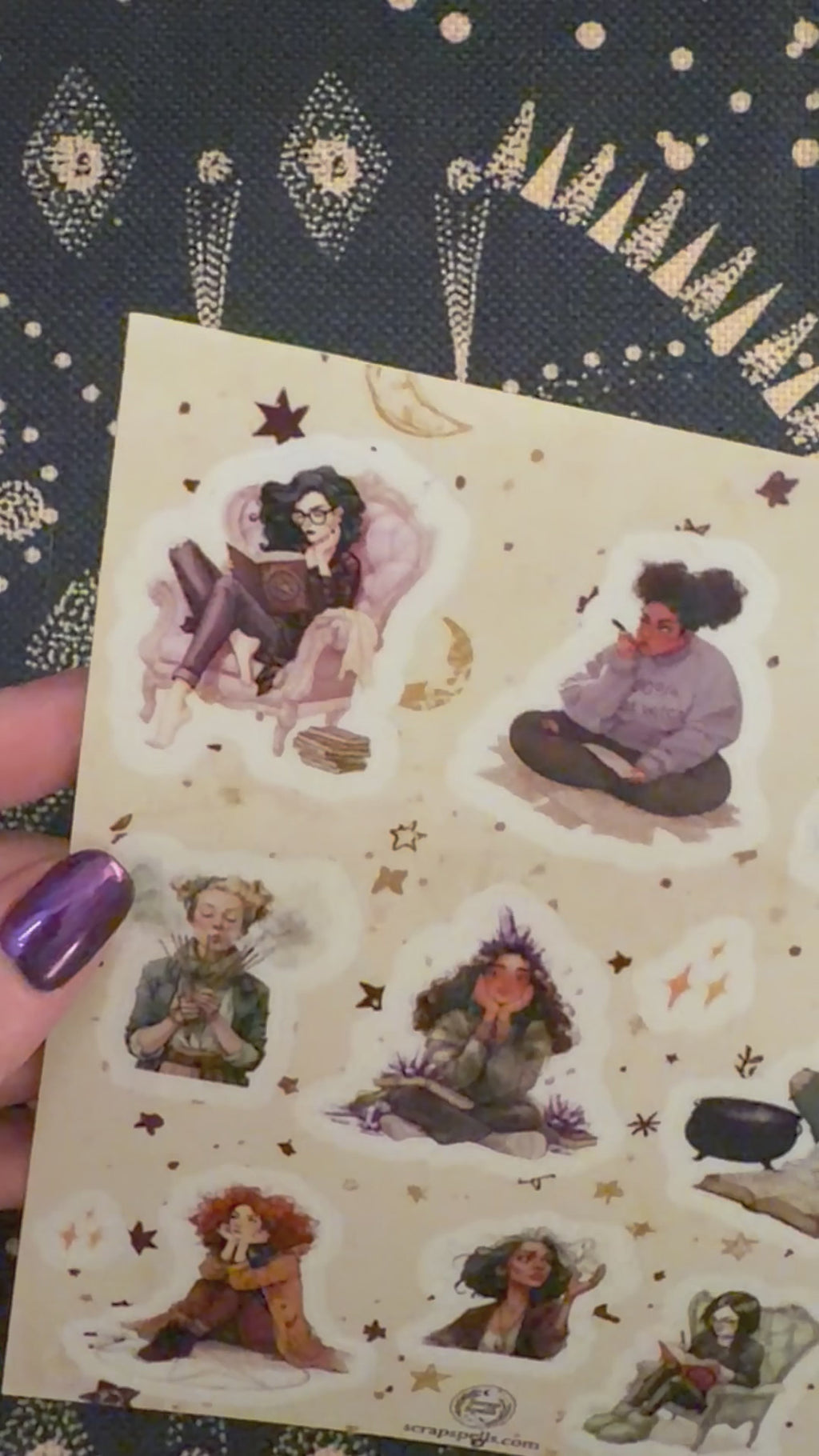 Modern Beginner Witches - Clear Sticker Sheet
