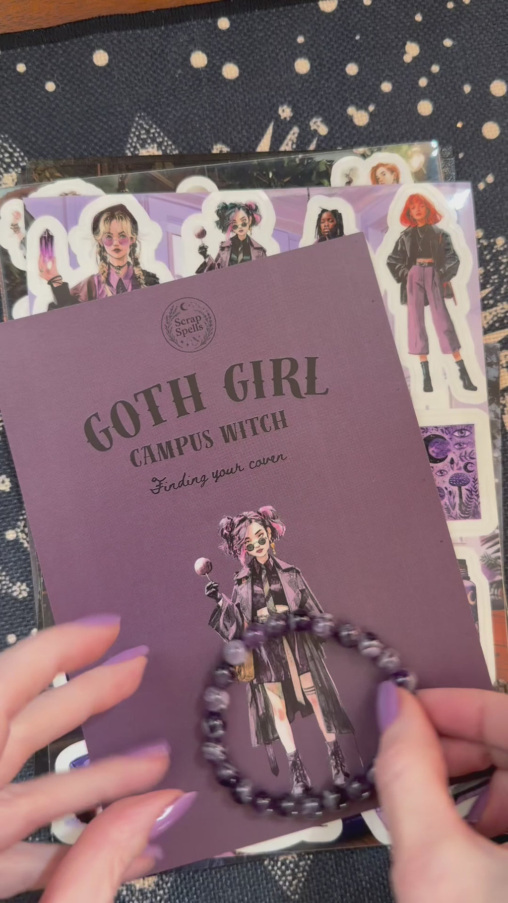 Goth Girl on Campus — Junk Journal Kit