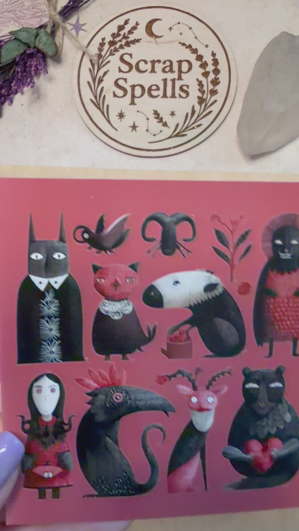 Creepy-Cute Lovies Sticker Sheet