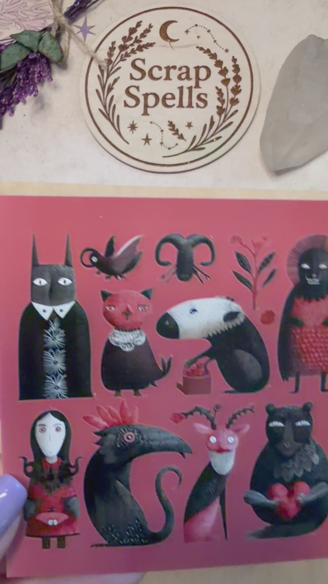 Creepy-Cute Lovies Sticker Sheet