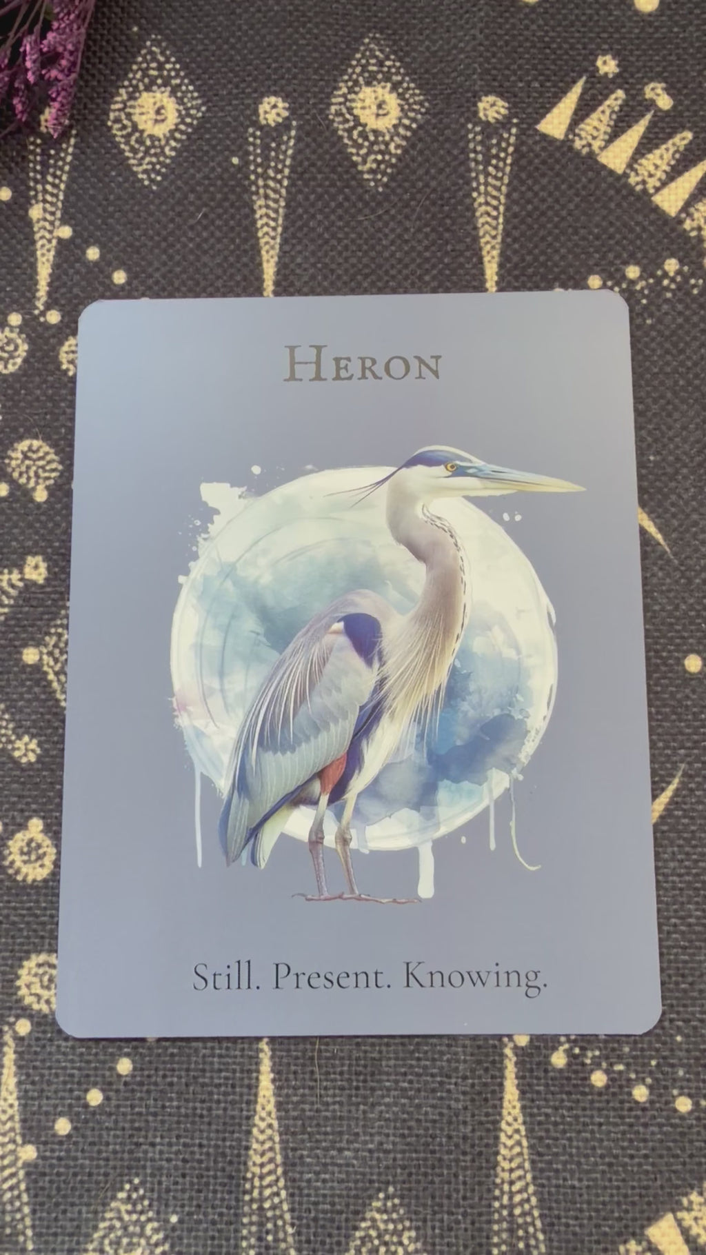 The Heron — Sky Guardians Collection | Clear Sticker Sheet & Card